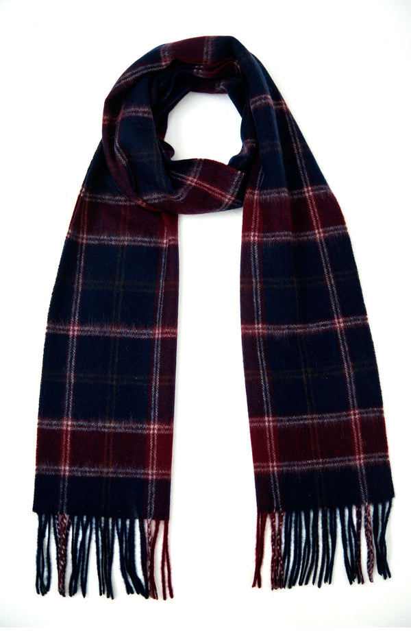 Bold Red Check Muffler