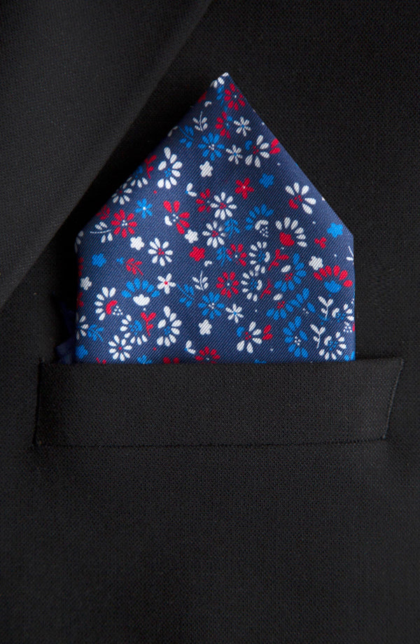 Fresh Floral Pocket Square