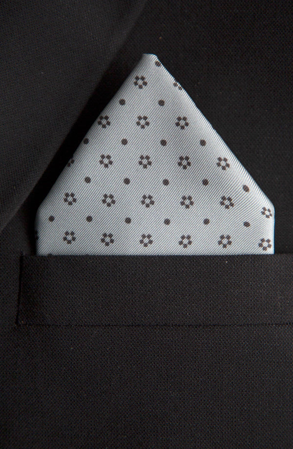 Flower Dot Pocket Square