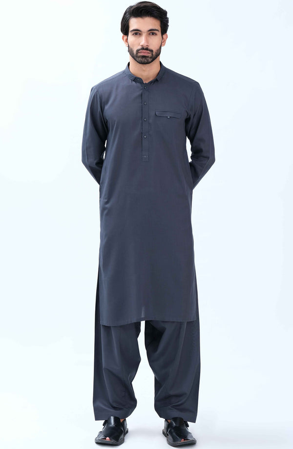 CONTRAST CLASSIC STITCH SUIT