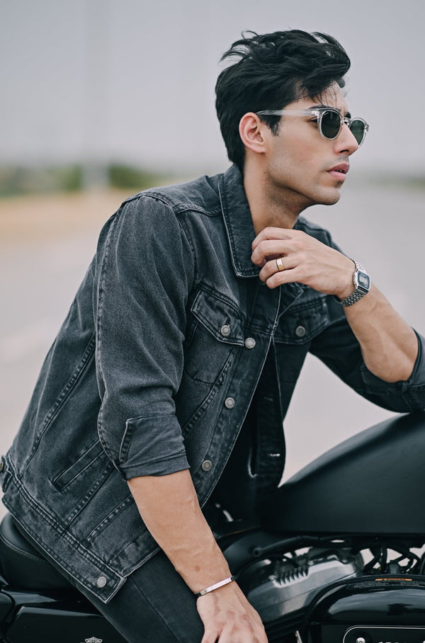 Charcoal Denim Jacket