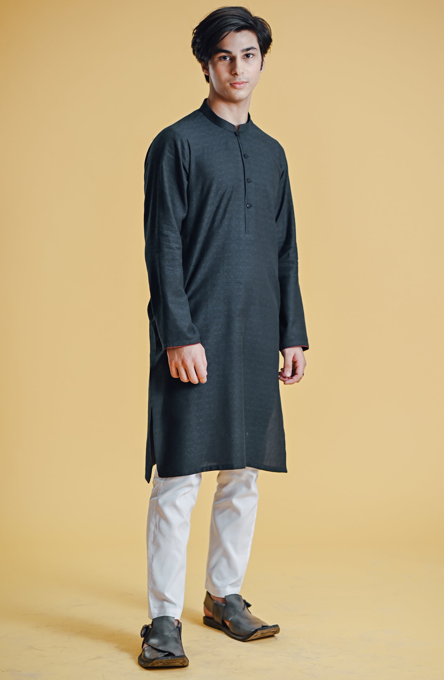 Navy Kurta