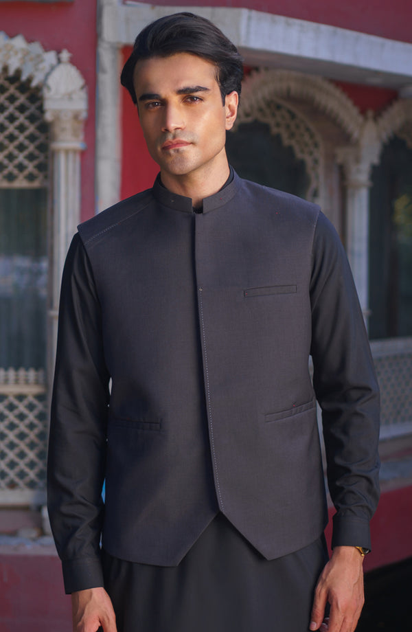 Classic Charcoal Waistcoat