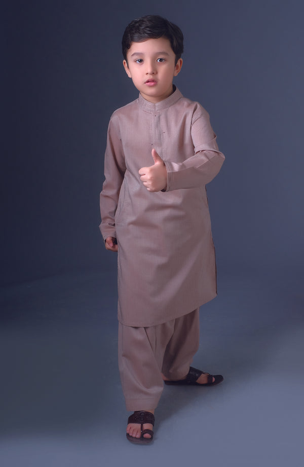 Light Brown Shalwar Suit