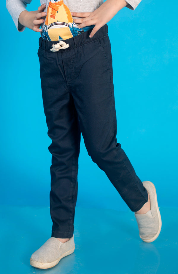Comfy Navy Trouser