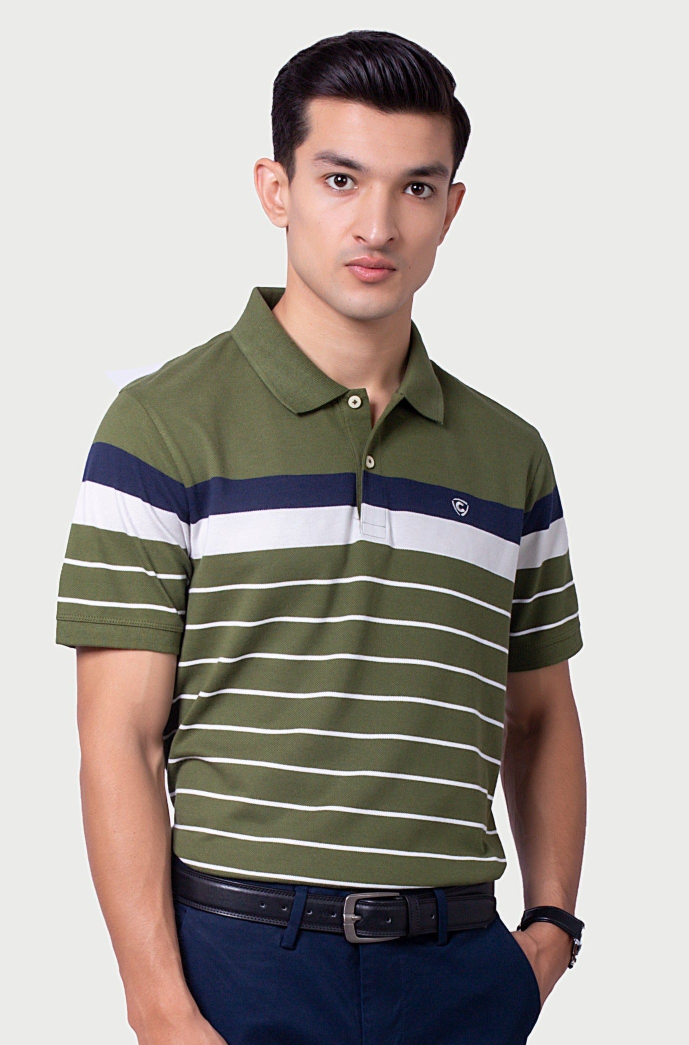 Striped Polo