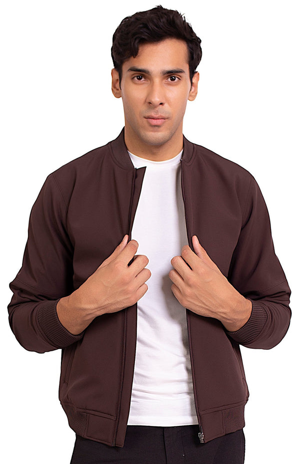 Brown Zipper Jacket