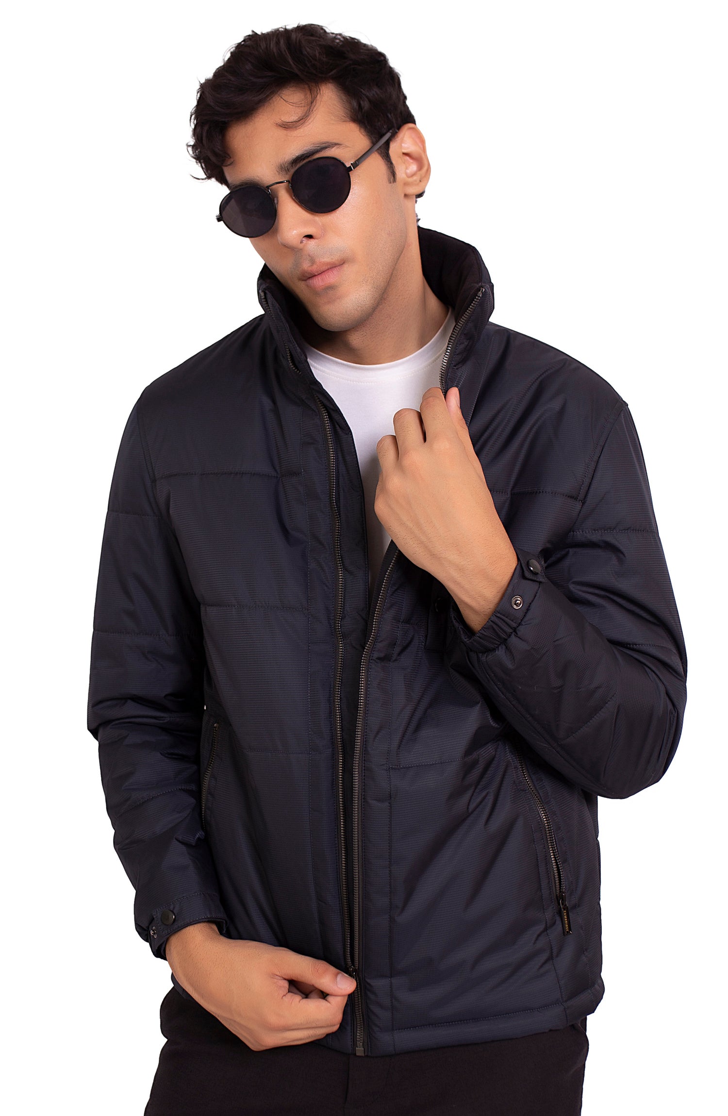 Hidden Hood Quilted Jacket