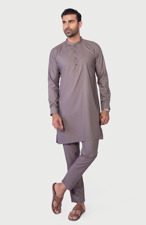 DARK FAWN CLASSIC STITCH SUIT