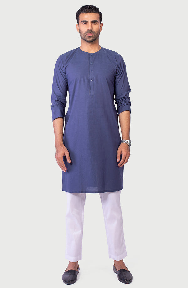 Dark Denim Blue Kurta