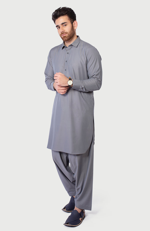 GREY CLASSIC STITCHED SUIT