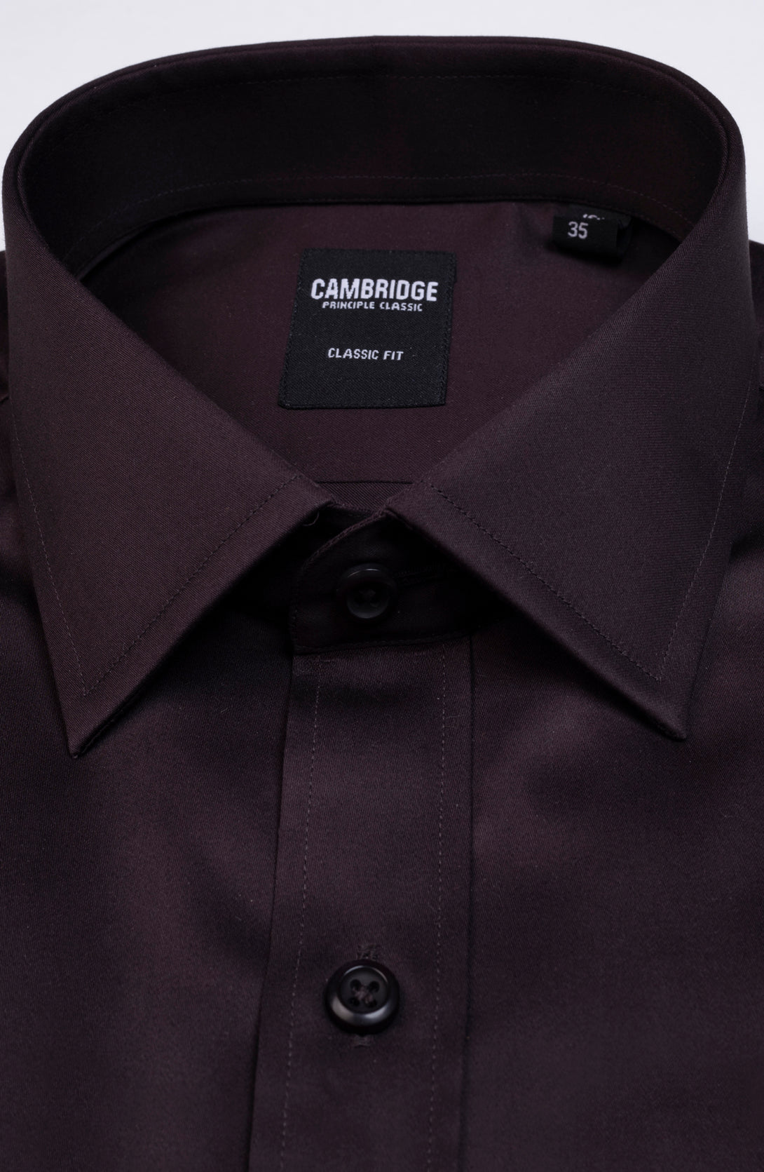 Brown Sateen Shirt – Cambridge Shop