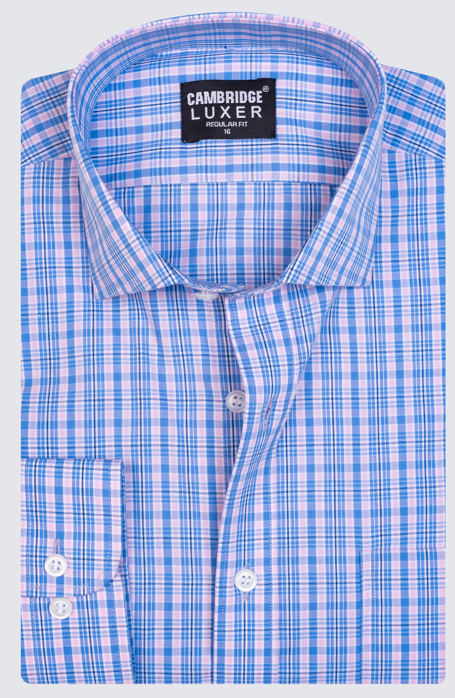 Blue Pink Plaid Shirt – Cambridge Shop