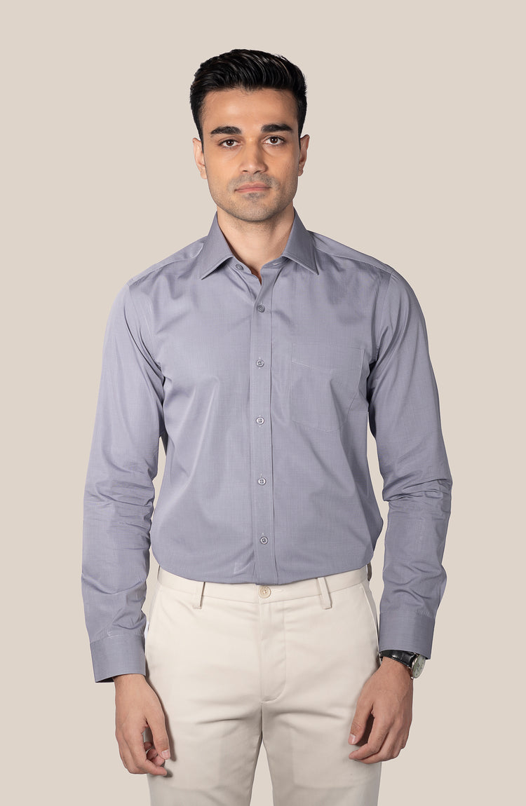 Grey Filafil Shirt – Cambridge Shop