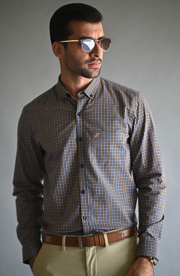 ZERQ CHECK SHIRT (4945529995350)