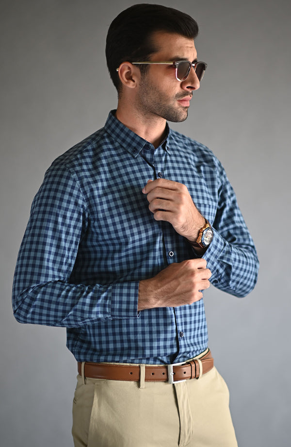 ZERQ CHECK SHIRT (4945530028118)